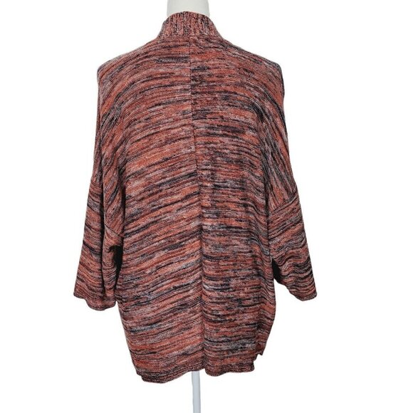 J. Jill Pure Jill Sz Large Petite Sweater Space Dyed Oversized Cotton Mature EUC - Picture 4 of 8